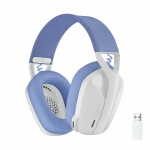 Headset Logitech G435 LIGHTSPEED Gaming LO 981-001074 Wireless Bluetooth White