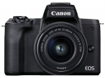 DC Canon EOS M50 Mark II 15-45 f/3.5-6.3 IS STM+EF-M 55-200mm f/4.5-6.3 IS STM Black