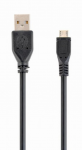 Cable micro USB to USB 0.1m Cablexpert CCP-mUSB2-AMBM-0.1M
- USB2.0 Black