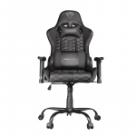 Gaming Chair Trust GXT 708 Resto Black (Max Weight/Height 150kg/155-195cm PU Leather)