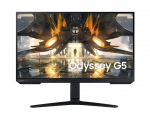 27.0" Samsung Odyssey G5 S27AG502NI Black (IPS LED 2560x1440 1ms 400cd HDR G.Sync-Free Sync 165Hz DP+HDMI Pivot)
