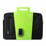 17.3" Acer Notebook Bag BELLY BAND STARTER KIT NP.ACC11.01Y with Wireless Mouse Black