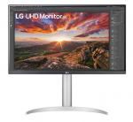 27.0" LG 27UP850-W White-Silver (IPS LED 4K-UHD 400cd 1000:1 5 ms FreeSync DP+HDMI Speakers Pivot)