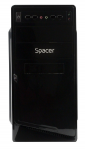 Case SPACER MOON Black (450W mATX)