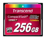 256GB Compact Flash Card Transcend Hi-Speed 800X TS256GCF800 (R/W: 120/60MB/s)