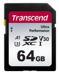 64GB SDXC Card Transcend Class 10 UHS-I U3 TS64GSDC340S (R/W:160/50MB/s)
