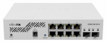 Switch MikroTik CSS610-8G-2S+IN (8-port Gigabit 2xSFP+ ports Cloud Smart SwitchOS Lite Passive PoE)