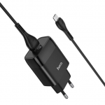 Charger Hoco C72Q Glorious QC3.0 charger set MicroUSB Black