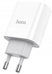 Charger Hoco C80A Rapido PD20W+QC3.0 charger White