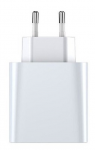 Charger XPower 1xUSB + MicroUSB Cable Fast Charge QC3.0 White