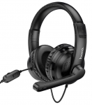 Headphones Hoco W103 Magic tour gaming 3.5mm with mic Black