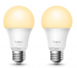 Smart LED Lamp TP-LINK Tapo L510E(2-pack) White (Wi-Fi 806lum 8.7W 2700K E27)