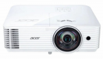 Projector ACER S1286HN MR.JQG11.001 White (DLP 3D XGA 1024x768 3500Lm 20000:1 VGA 2xHDMI 2xUSB Speakers 2.7kg)