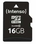 16GB microSDHC Intenso 4034303016136 Class 10 UHS-I + SD adapter (Up to:25MB/s)