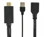 Adapter DP-F to HDMI-M Gembird A-HDMIM-DPF-01 Black