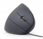 Mouse Gembird MUS-ERGO-01 Black USB