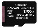 128GB microSDHC Kingston Class 10 UHS-I + SD adapter (Up to:25MB/s)