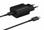 Charger Samsung Original EP-TA800 Fast Travel Charger 25W PD 3A + Type-C Cable Black