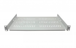 1U Console Shelf For Deep 300mm Perforated Grey