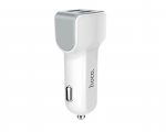 Car Charger Hoco Z23 Grand style dual port White