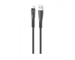 Cable Lightning to USB 1.2m Hoco U70 Splendor Dark Gray