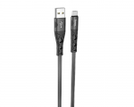 Cable MicroUSB to USB 1.2m Hoco U105 Treasure Braided Black