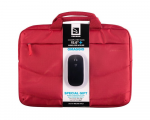 15.6" Notebook Bag TUCANO IDEA Bundle BU-BIDEA-WM-R + Wireless Mouse Red