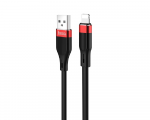 Cable Lightning to USB 1.2m Hoco U72 Forest Black