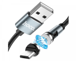 Cable Micro USB to USB 1.2m Magnetic Hoco U94 Universal Black