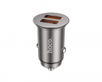 Car Charger Hoco NZ1 Developer 36W dual port QC3.0 Gray