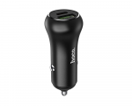 Car Charger Hoco Z38 Resolute PD20W+QC3.0 Black