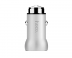 Car Charger Hoco Z4 USB QC2.0 2.1A Silver