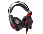 Headphones Hoco W102 Cool tour gaming 3.5mm USB with mic Red