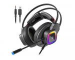 Headphones Monster Mission Bot MH72101 USB/3.5mm Black