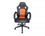 Gaming Chair Spacer SPCH-CHAMP-RNG Black/Orange (Max Weight/Height 120kg Synthetic PU)