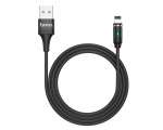 Cable Lightning to USB 1.2m Magnetic Hoco U76 Fresh Black