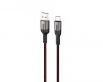 Cable Type-C to USB 1.2m Hoco U68 Gusto flash 5A Black