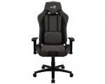 Gaming Chair AeroCool BARON Iron Black 4710562751161 (Max Weight/Height 150kg/165-180cm Leatherette)