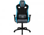 Gaming Chair AeroCool COUNT Steel Blue 4710562751260 (Max Weight/Height 150kg/165-180cm Leatherette)