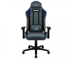 Gaming Chair AeroCool DUKE Steel Blue 4710562751130 (Max Weight/Height 150kg/165-180cm Leatherette)