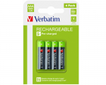 Rechargeable Verbatim AAA 950 mAh VER_49514 4pcs