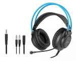 Headset A4tech FH200i with Mic 3.5mm Black/Blue
