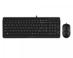 Keyboard & Mouse A4Tech F1512 Black USB