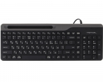 Keyboard A4Tech FK25 Ultra-Slim Multimedia Black USB