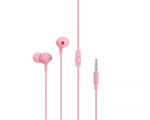 Earphones XO S6 Candy music with mic Pink