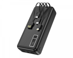 Power Bank Hoco J77A Perfect route LED with cable 20000mAh Black
