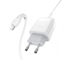 Charger Hoco C72Q Glorious QC3.0 charger set MicroUSB White