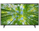 43" LED TV LG 43UQ80006LB Black (3840x2160 UHD SMART TV Active HDR 3xHDMI 2xUSB Wi-Fi Lan Bluetooth Speakers 2x10W)