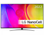 55" LED TV LG 55NANO826QB Black (IPS 3840x2160 Nano Cell DLED UHD SMART TV HDR10 Pro 4xHDMI 2xUSB Lan WiFi Bluetooth Speakers 2x10W)