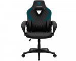 Gaming Chair ThunderX3 DC1 Black/Cyan (Max Weight/Height 150kg/165-180cm Leatherette)